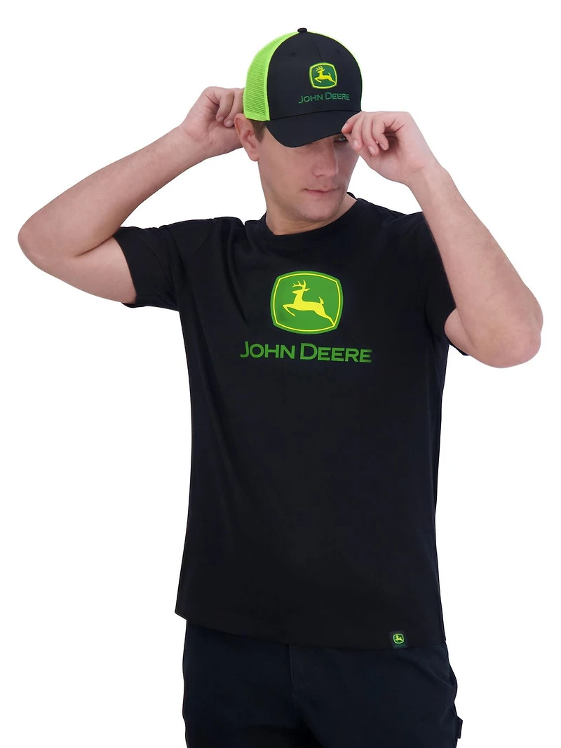 Casquette de camionneur John Deere pour hommes