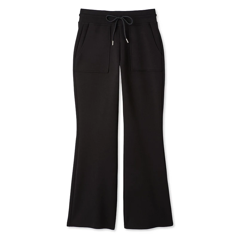 Pantalon de survêtement évasé en tricot doux George pour femmes