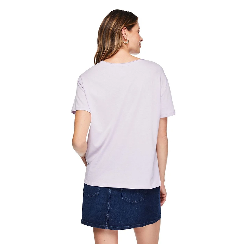 T-shirt à pochette George pour femmes