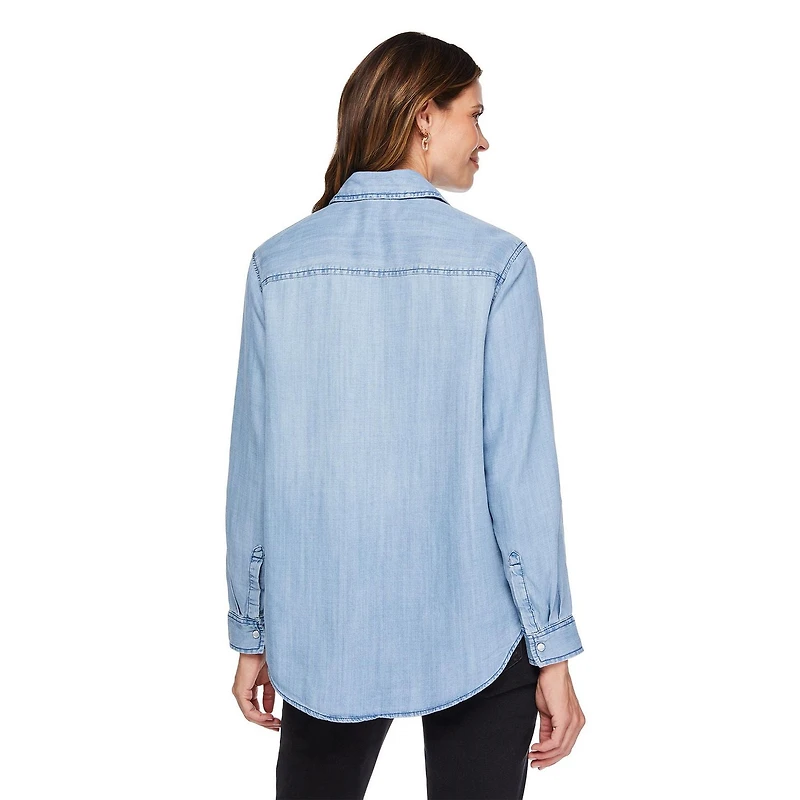 Chemise en denim George pour femmes