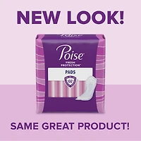 Poise Incontinence Pads for Women, 5 Drop, Maximum Absorbency, 39 - 48 Pads