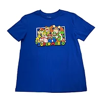 T-shirt à manches courtes du groupe Super Mario Boys Tailles: TP-TG