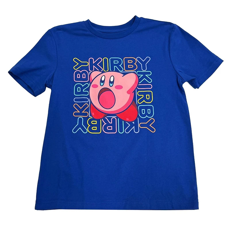 Kirby T-shirt carré à manches courtes pour garçon