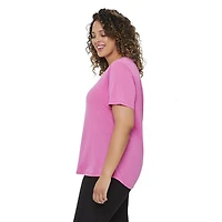 T-shirt de base Athletic Works Plus pour femmes