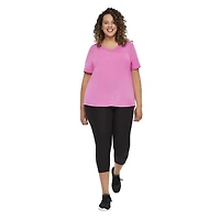 T-shirt de base Athletic Works Plus pour femmes