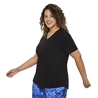 T-shirt de base Athletic Works Plus pour femmes