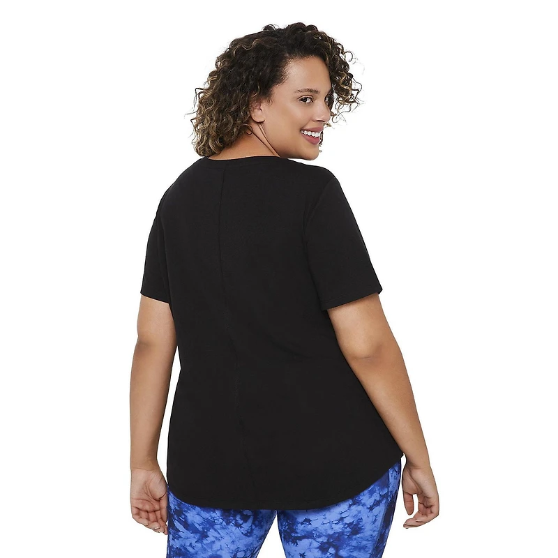 T-shirt de base Athletic Works Plus pour femmes