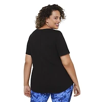 T-shirt de base Athletic Works Plus pour femmes