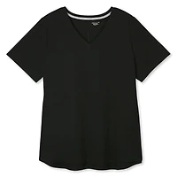 T-shirt de base Athletic Works Plus pour femmes