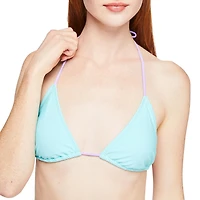 No Boundaries Women's Triangle Bikini Top