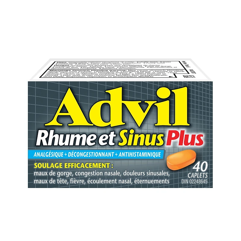 Advil Cold & Sinus plus 40s, Cold & Sinus Plus