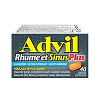 Advil Cold & Sinus plus 40s, Cold & Sinus Plus