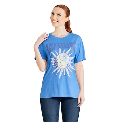 The Pink Closet Women's Boyfriend Fit Tee, Sizes XS-XL