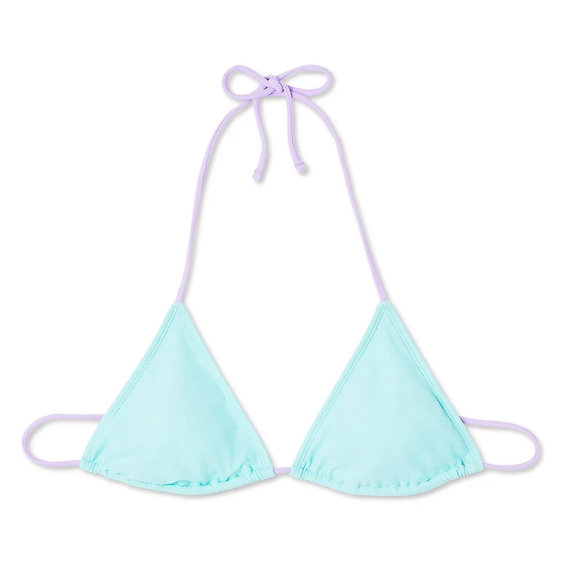 No Boundaries Women's Triangle Bikini Top