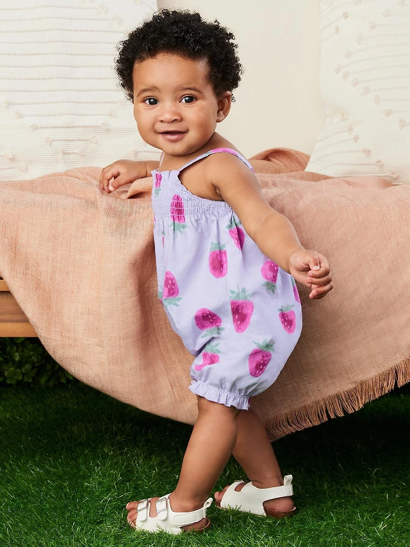 Carter's Child of Mine Baby Girls Strawberry Romper, 0/3-24 Months