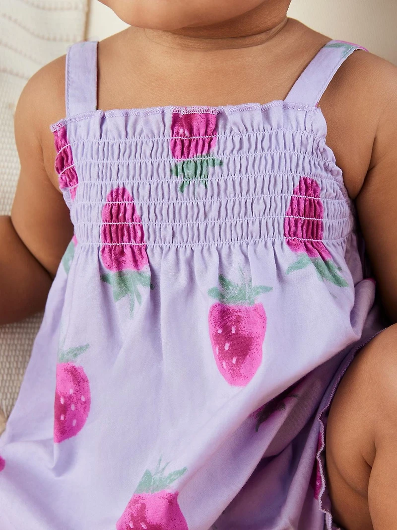 Carter's Child of Mine Baby Girls Strawberry Romper, 0/3-24 Months