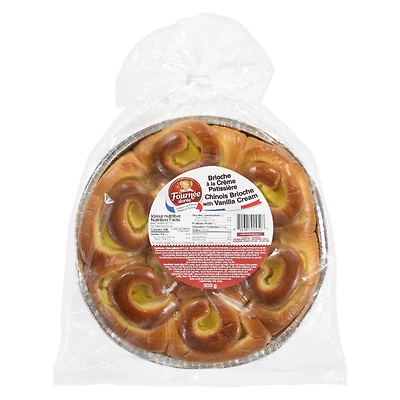 La Fournée Dorée Chinois Brioche with Vanilla Cream