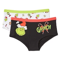 Lot de 2 petites culottes à taille basse Le Grinch pour filles