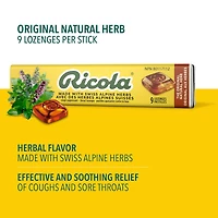 Ricola Original Herb Cough Drops Stick,