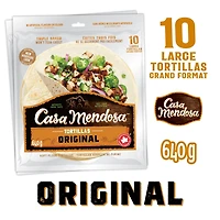 Casa Mendosa Original 10" grandes tortillas 10 ct, 640 g