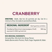 NATURE'S BOUNTY Cranberry, Used In Herbal Medicine To Help Prevent Recurrent Urinary Tract Infections (UTI), Provides Antioxidants, Easy-to-take Gummies 60.0 count, 60 Gummies