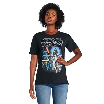 T-shirt coupe garçonne Star Wars pour femmes