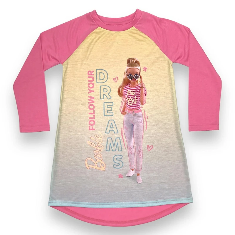 barbie Chemise de nuit à manche longue pour fille