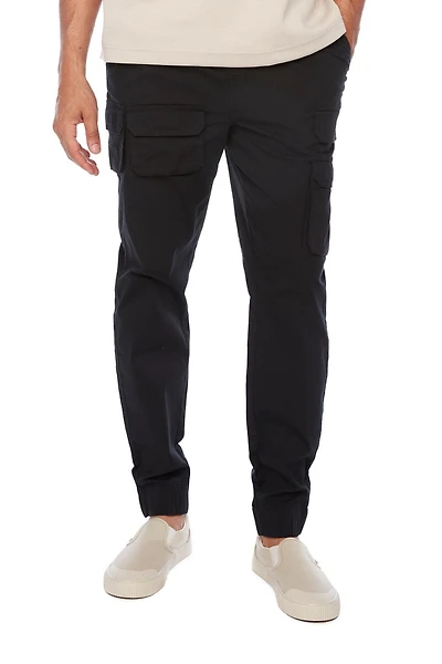 Jeaniologie ™ Men’s fashion cargo pull-on jogger - Black