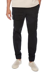 Jeaniologie ™ Men’s fashion cargo pull-on jogger - Black