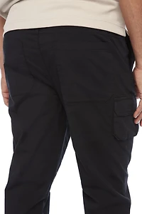 Jeaniologie ™ Men’s fashion cargo pull-on jogger - Black