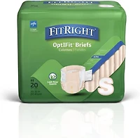 Culottes d'incontinence FitRight Ultra pour adultes, taille S, pour tour de taille de 50 à 81 cm, sachet de 20