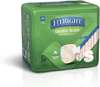 Culottes d'incontinence FitRight Ultra pour adultes, taille S, pour tour de taille de 50 à 81 cm, sachet de 20