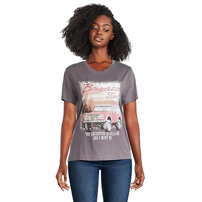 Ford Women's Boyfriend Fit Tee, Sizes XS-XL