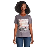 Ford Women's Boyfriend Fit Tee, Sizes XS-XL