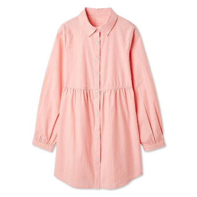 George Girls' Button-Up Shirt Dress