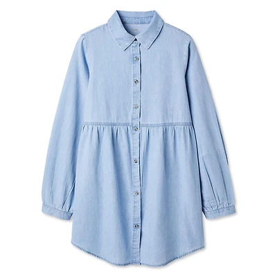 George Girls' Button-Up Shirt Dress