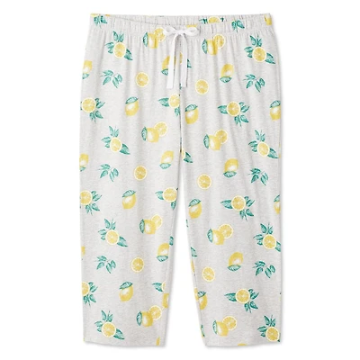 George Women's Plus Printed Sleep Capri
