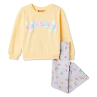Paw Patrol Toddler Girls' Two Piece Sweatshirt Set