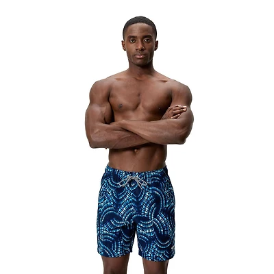 Speedo Men's "Rice Coral" Printed Swim Short 18