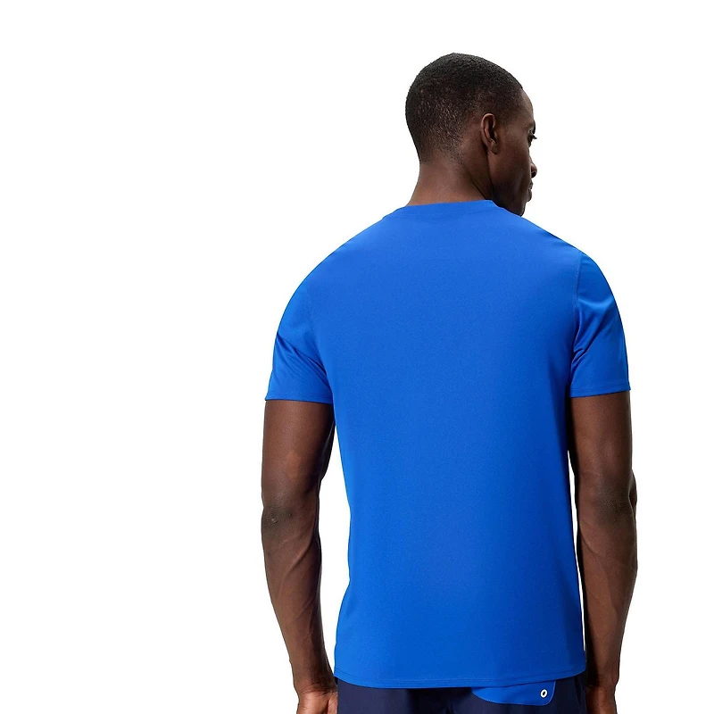 T-shirt de bain à manches courtes de couleur unie Speedo pour hommes