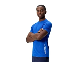 T-shirt de bain à manches courtes de couleur unie Speedo pour hommes