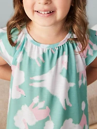 Carter's Child of Mine Baby and Toddler Girls Pajama Gown, 6/9 Months-5T