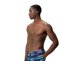 Speedo Men's "Lani Stripe" Printed Volley 14"