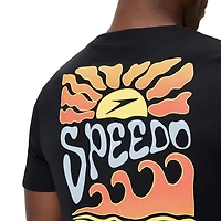 Speedo Men's "Speedo Est 1928" Printed Short Sleeve Swim Tee