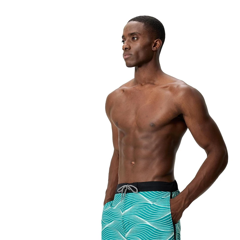 Short de planche 18 po imprimé « Island Swell » Speedo pour hommes
