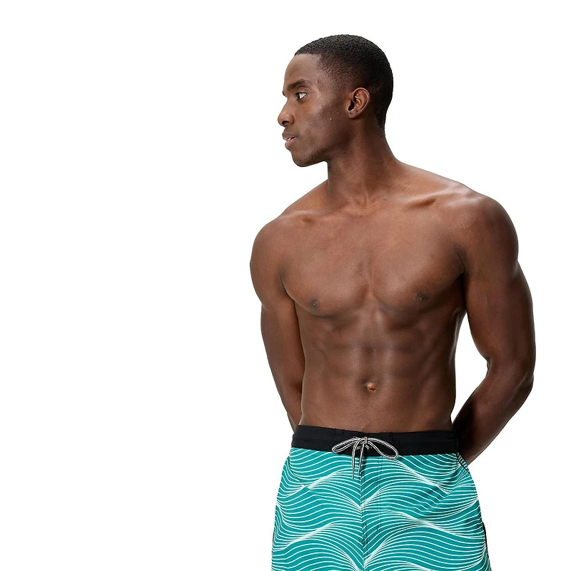 Short de planche 18 po imprimé « Island Swell » Speedo pour hommes