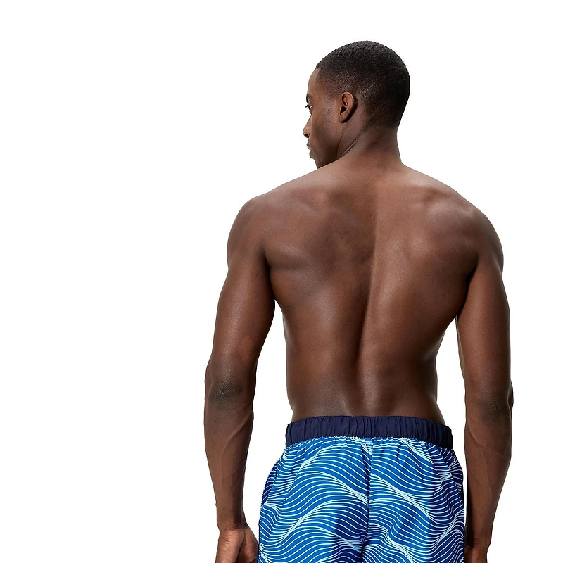 Speedo Men's "Island Swell" Printed Boardshort 18"
