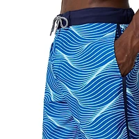 Speedo Men's "Island Swell" Printed Boardshort 18"