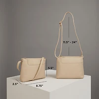 Time And Tru Sac Multi-Compartimenté À Bandoulière. Sac multi-compartimenté à bandoulière.