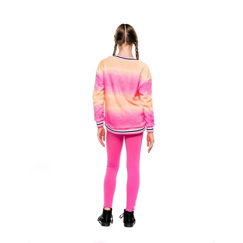 Sweat à manches longues Justice Girls Sorbet